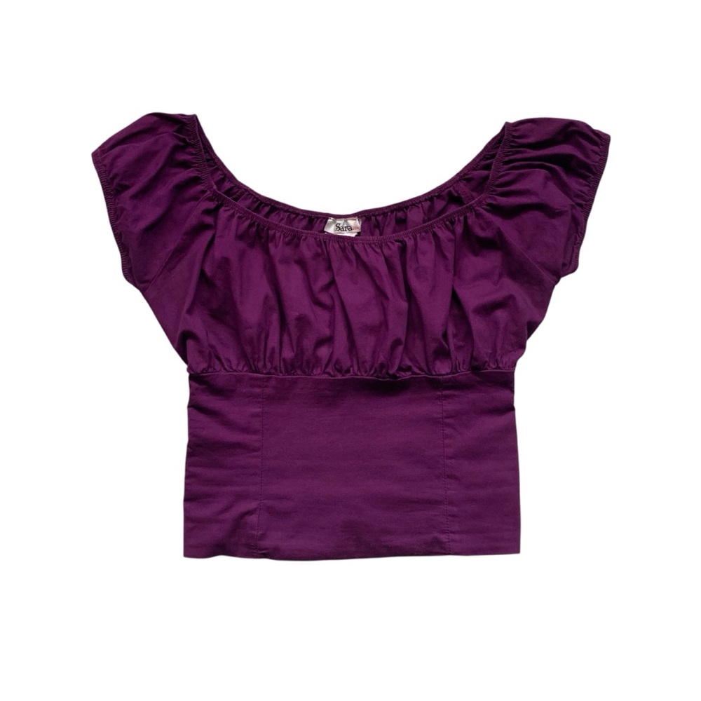 Vintage 90s Cottagecore Milkmaid Top 🍇